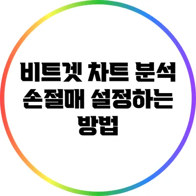 비트겟 차트 분석: 손절매 설정하는 방법