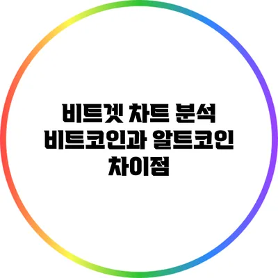 비트겟 차트 분석: 비트코인과 알트코인 차이점